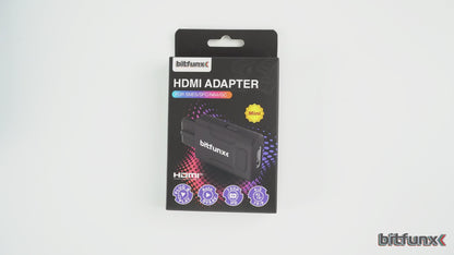 Bitfunx Mini HDMI-adapter voor N64 / SNES / GameCube